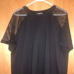 black Mesh t-shirt